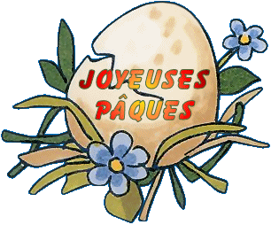 Gif animé joyeuses Pâques oeuf